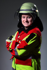 Feuerwehr Frau Rettungsdienst Notarzt