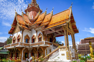 Fototapeta premium Wat Buppharam temple, Chiang Mai, Thailand