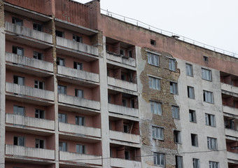 Ghost town Pripyat in Chernobyl, Ferris wheel