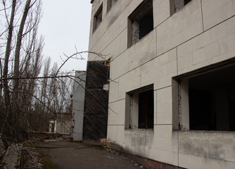 Ghost town Pripyat in Chernobyl, Ferris wheel