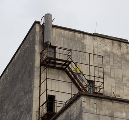 Ghost town Pripyat in Chernobyl, Ferris wheel