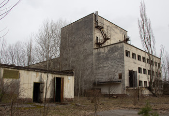 Ghost town Pripyat in Chernobyl, Ferris wheel