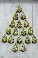 Biscotti di pasta frolla natalizi