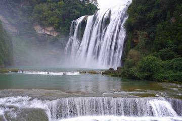 Huangguoshu-Nationalpark, Huangguoshu-Wasserfall,  größter Wasserfall Asiens,Provinz Guizhou, China