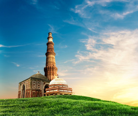 The Qutub minar.New Delhi,Delhi,India