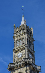 Fototapeta na wymiar Saint-Gery church bell tower, in Valenciennes, France