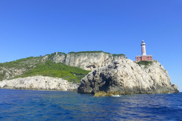 Leuchtturm Faro di Punta Carena auf der Insel Capri