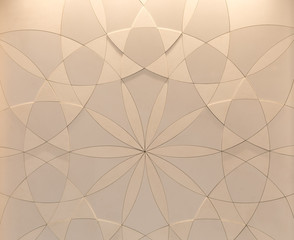 seamless mosaic white tiled arabic pattern