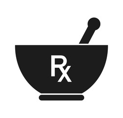 Pharmacy and Medicine Icon. Flat style vector EPS. - obrazy, fototapety, plakaty