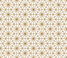Seamless pattern based on Kumiko pattern