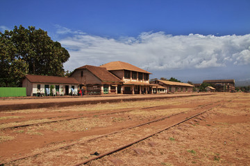 Fototapeta na wymiar Railway station, Moshi, Tanzania
