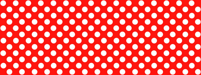 Gepunkteter Hintergrund rot weiß