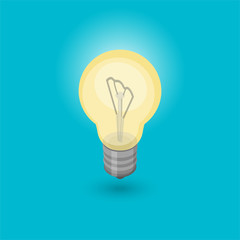 Badge the shining bulb