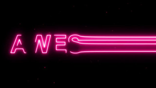 Awesome text revealed neon modern hot glowing motion background. Available in 4K 60 fps video render footage