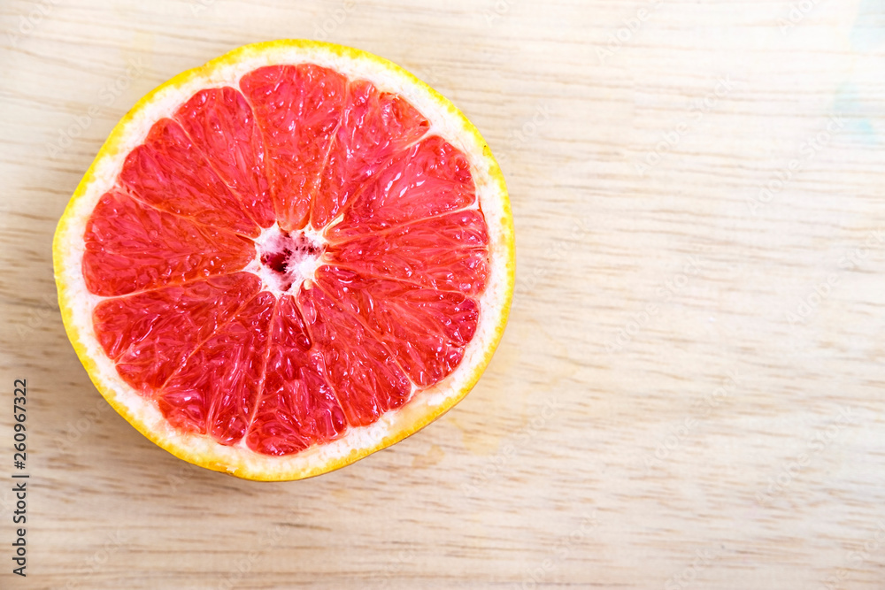 Canvas Prints grapefruit on white background