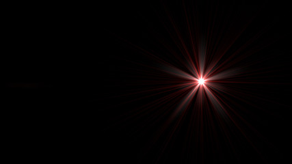 red lens flare