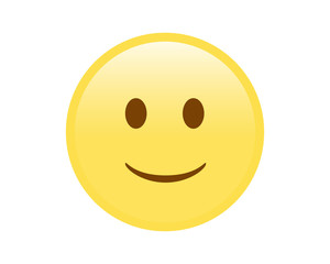 Vector yellow delightful smiley dazzler face icon