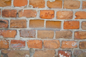 red brick wall