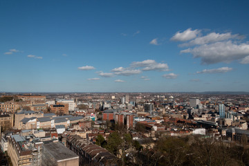 Fototapeta premium View of Bristol from above
