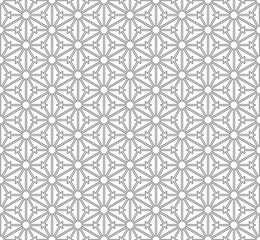 Seamless geometric pattern.Traditional Japanese woofwork ornament Kumiko.