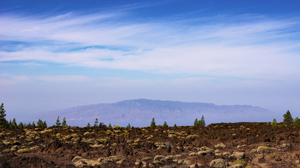 view of the mountain