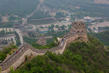 Fototapeta na wymiar Great Wall of China at Badaling - Beijing