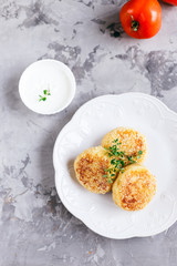 Homemade potato zrazy