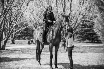 Horse riding and equestrian training