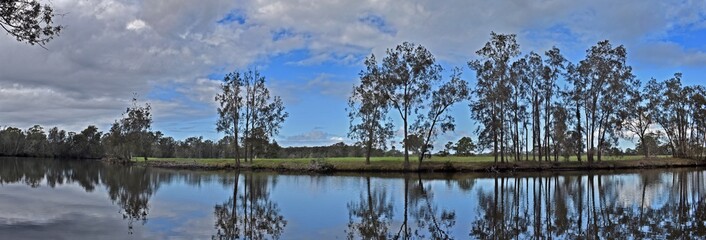 Wallamba River Nabiac Australia scenic panorama landscape