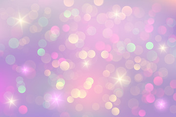 Princess magic bokeh background