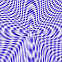 Blue points  on white backdrop 