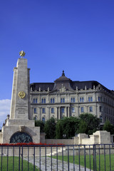Fototapeta premium Russian memorial monument in Budapest