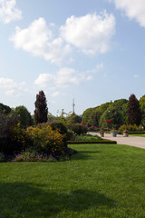 Park of Toronto Island on a summer day