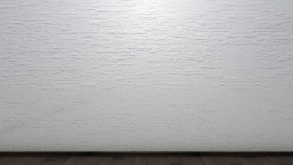 Brick wall in the interior. 3D render