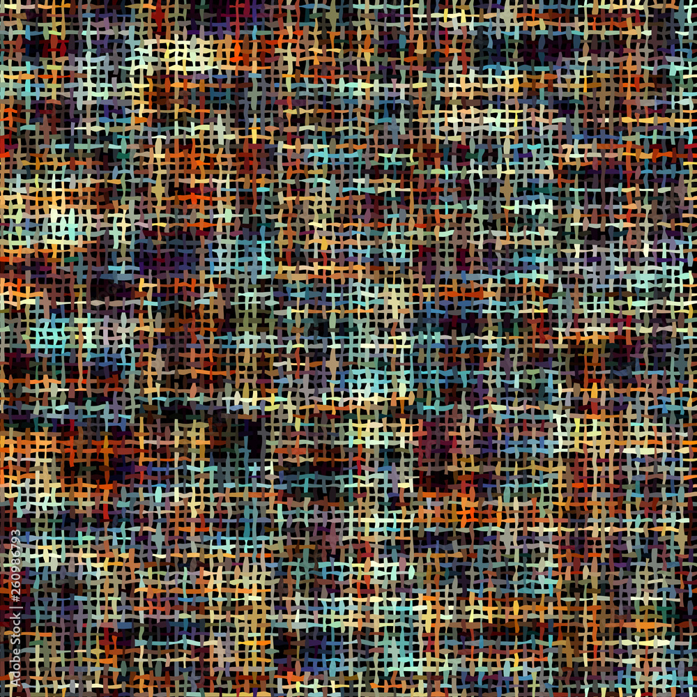 Aufkleber imitation of a texture of tweed fabric seamless pattern.