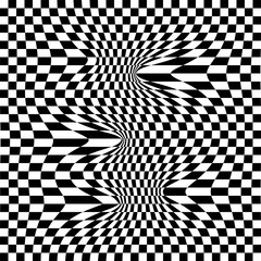 Optical Illusion Background, Geometrical Optical Illusion