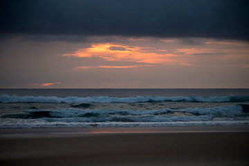 Sunrise over the sea