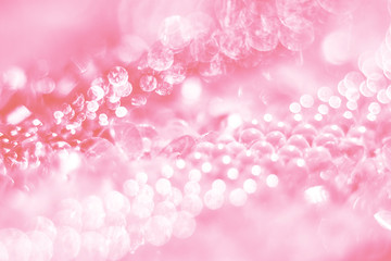 Bead with gentle abstract bokeh background