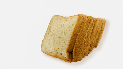 Bread, Loaf of Bread, Cut Out, Sliced Bread, White Background