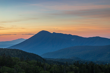 The early morning of summer Hachimantai