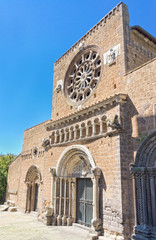 Fototapeta na wymiar Santa Maria Maggiore church - Tuscania - Viterbo Italy