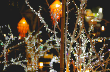 bokeh lights  night background