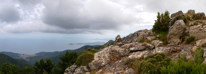 Monte Capanne. The highest peak