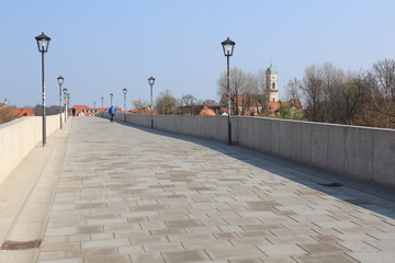 Die Steinerne Brücke als Wahrzeichen in Regensburg