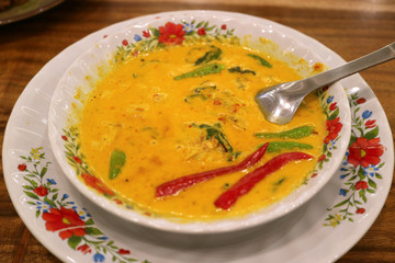 Mouthwatering Thai Coconut Milk Yellow Curry Fish Soup