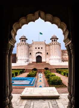 lahore fort view from baradari lahore pakistan