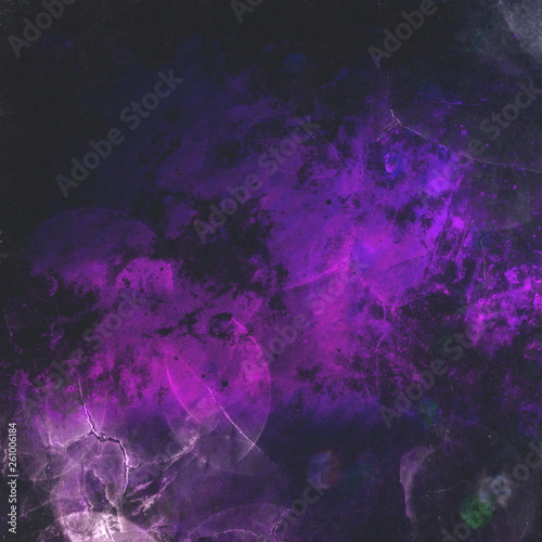 Abstract Texture With Multi Colored Spots Pink Neon In A
