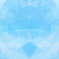 Geometric pattern, polygon triangles vector background in blue tone. Illustration pattern