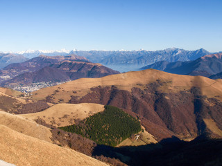 Climbing path to the 