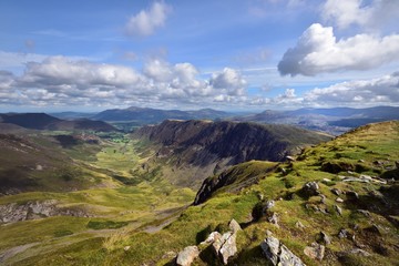 Sunlight on the Newlands fells